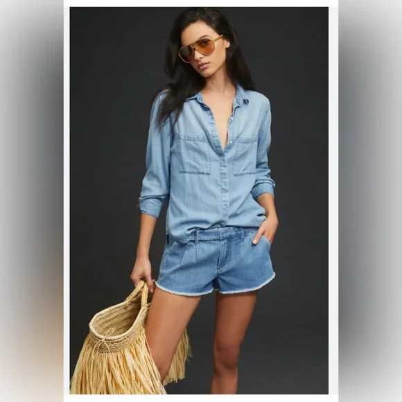 Pilcro The Mini Trouser Shorts - Picture 4 of 6